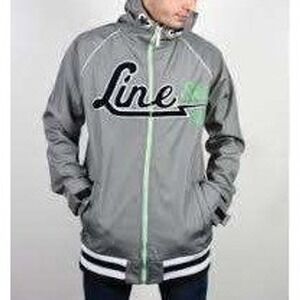 Vtg LINE SKIS Hooded Windbreaker Jacket Men's Large